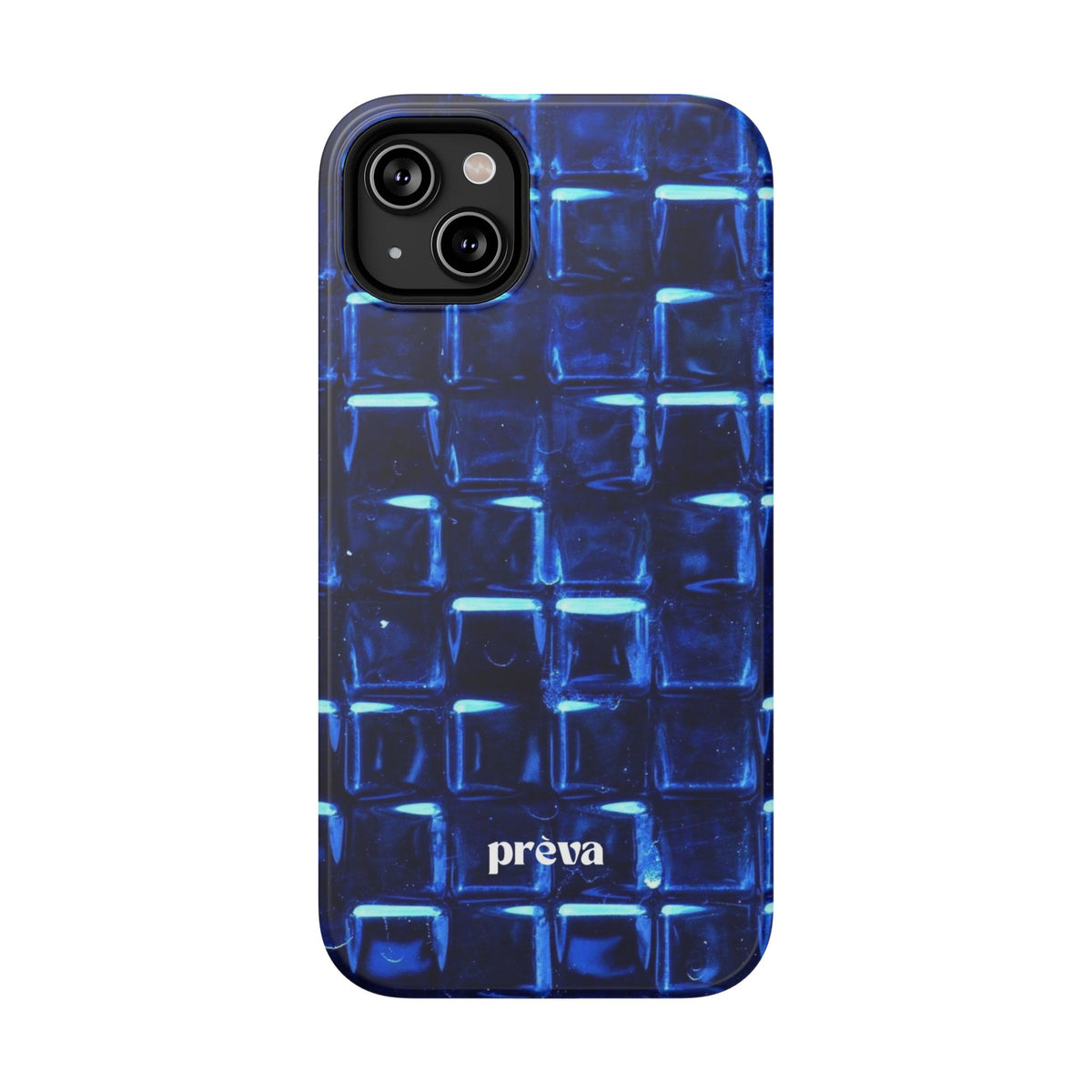 Blue Glass Tile Impact-Resistant Phone Case