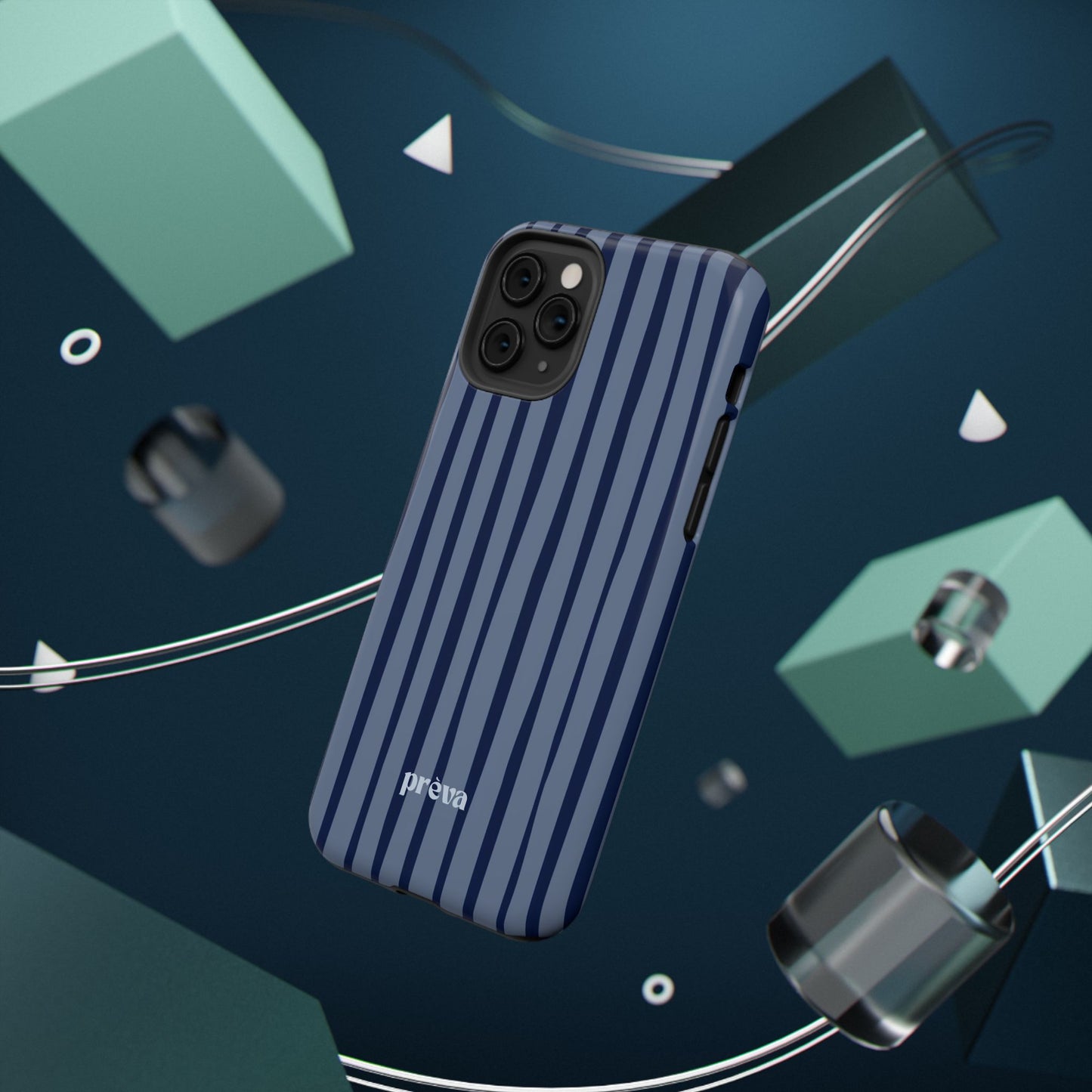 Navy Stripe Phone Case