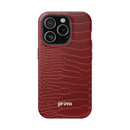 Red Croc Phone Case