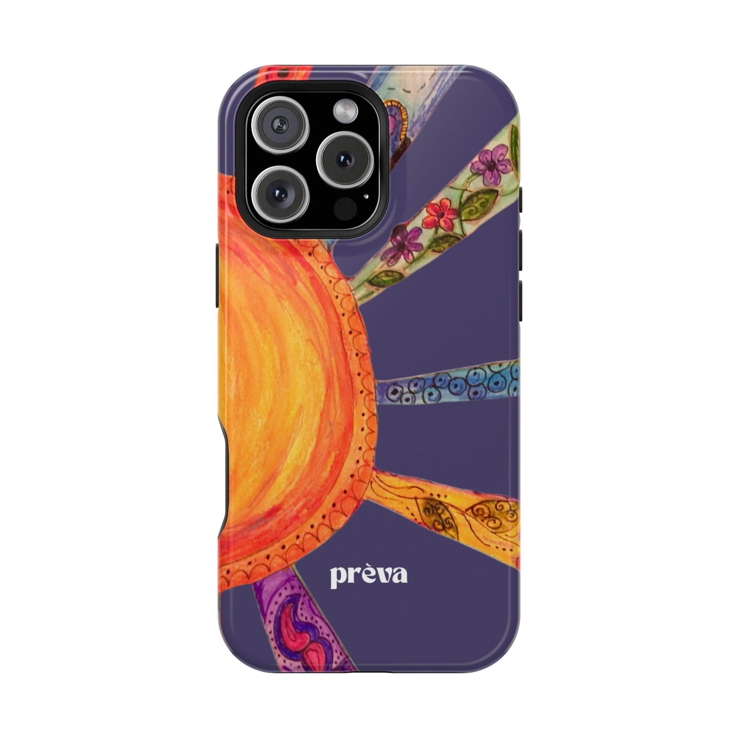 Purple Cancun Sun Phone Case
