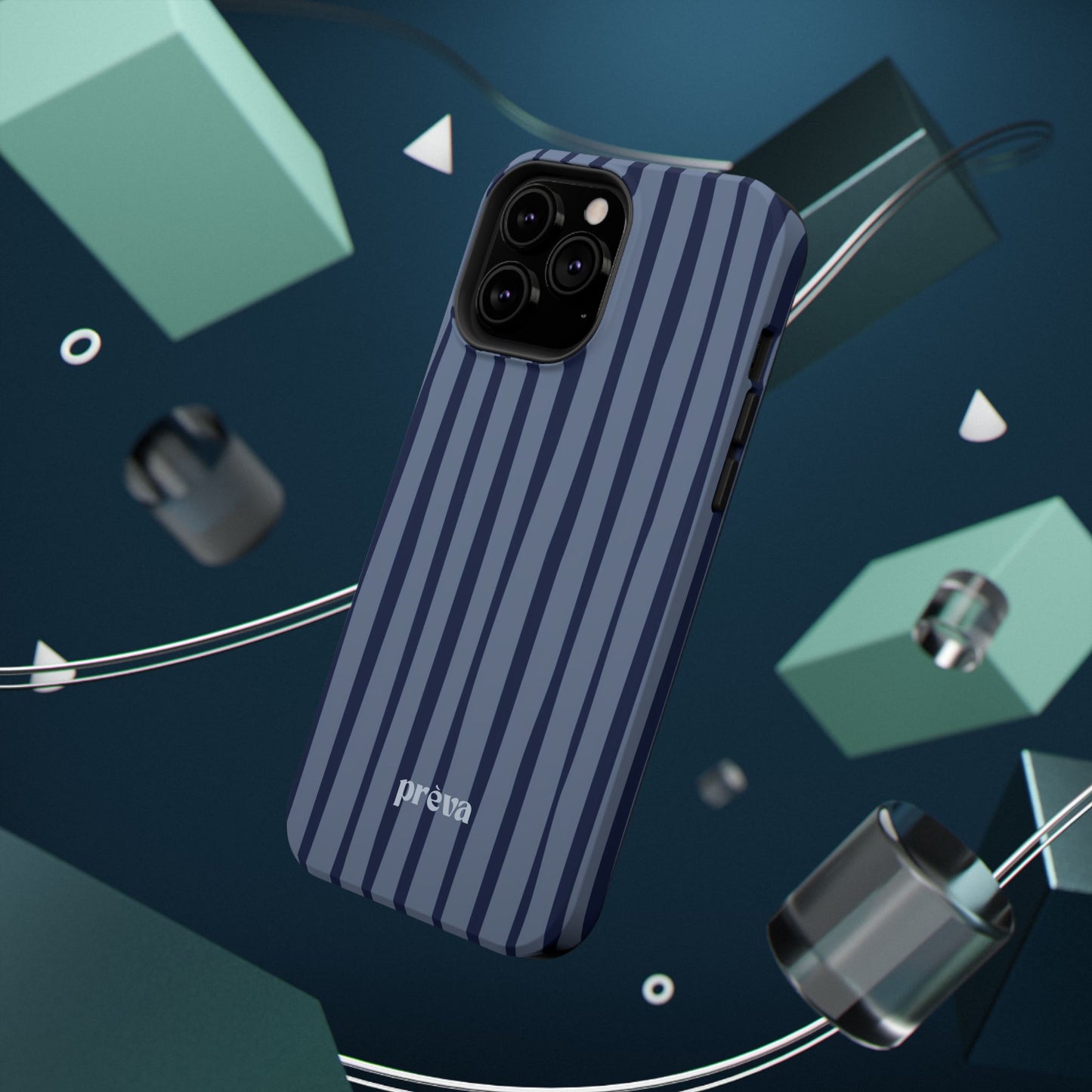 Navy Stripe Phone Case