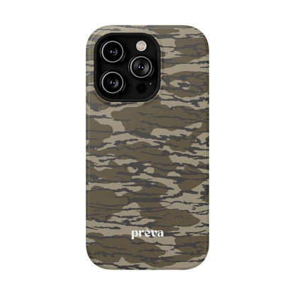Camo Impact-Resistant Phone Case — Military Green Rugged Protection