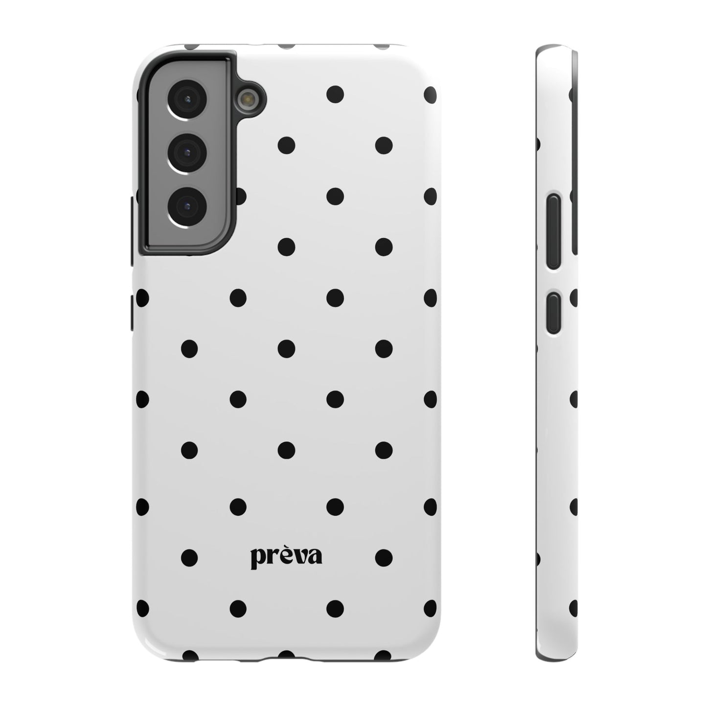 B&W polka dots Phone Case