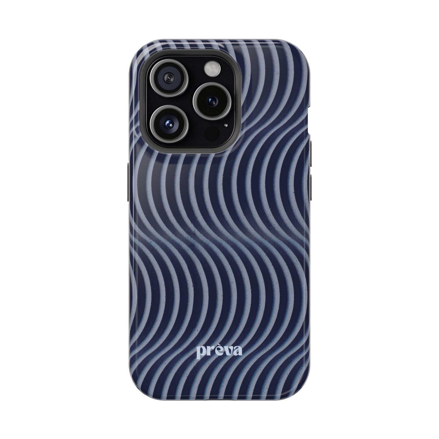 Wavy Navy Phone Case