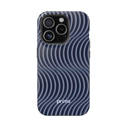 Wavy Navy Phone Case