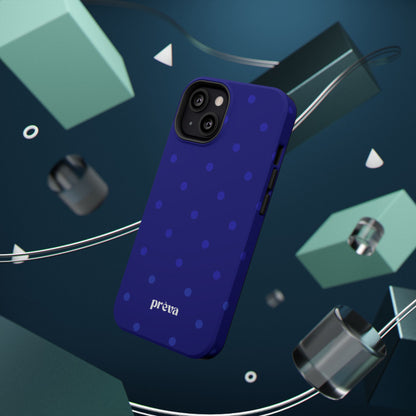 Dark Blue Polka Dots Phone Case