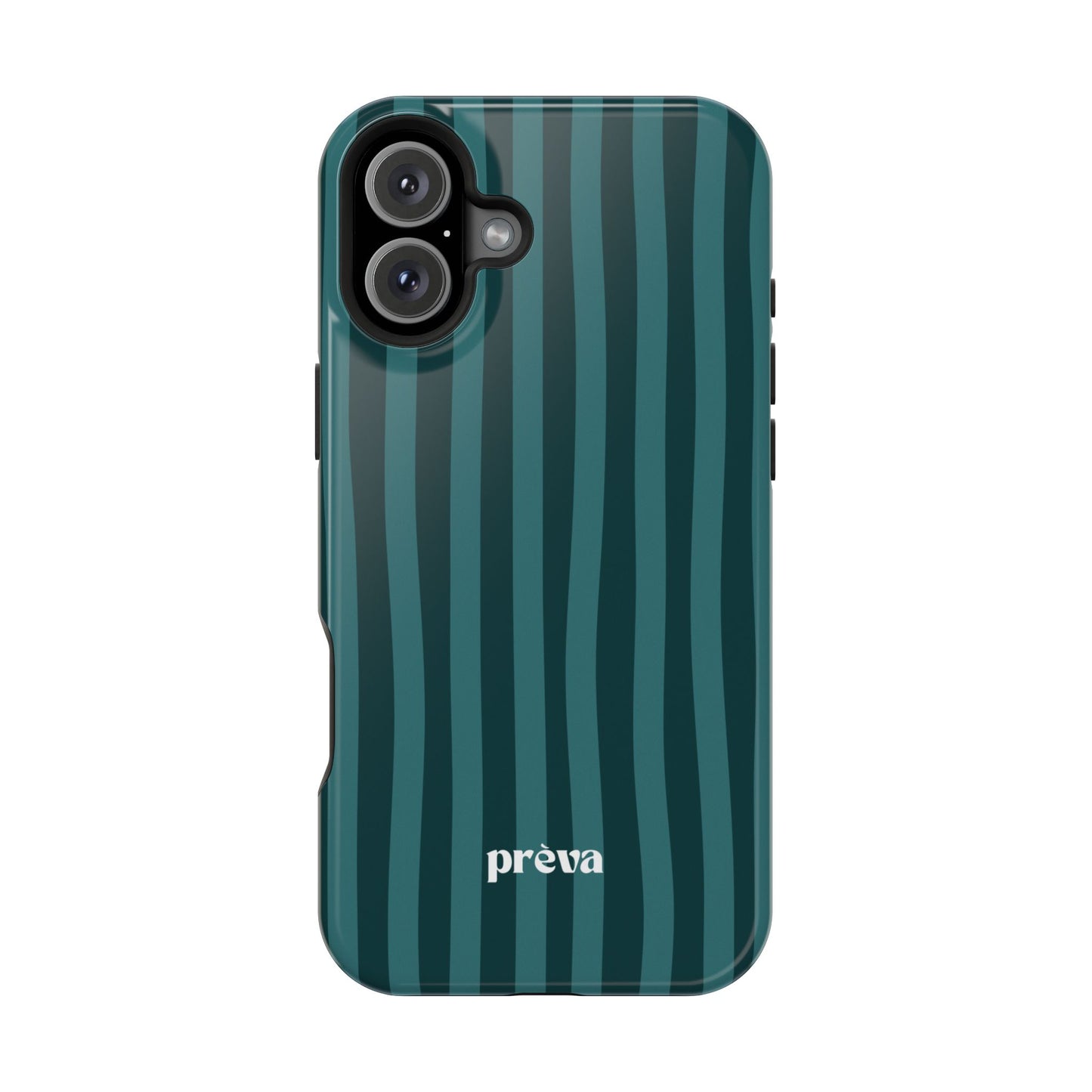 Dark Stripes Turquoise Phone Case