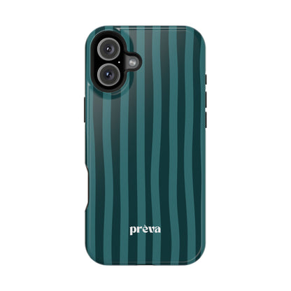 Dark Stripes Turquoise Phone Case