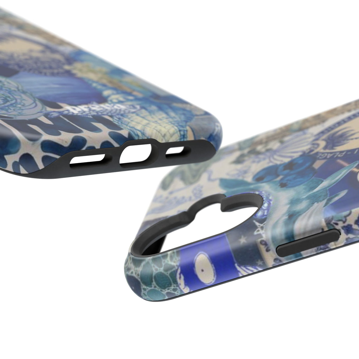 Blue Night Collage Phone Case