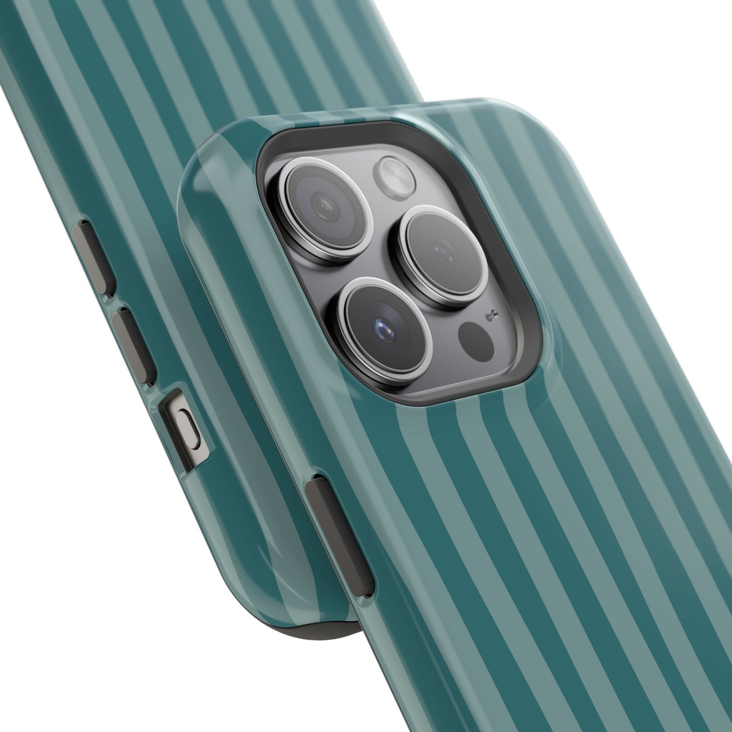 Striped Teal Phone Case