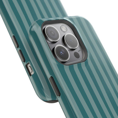 Striped Teal Phone Case