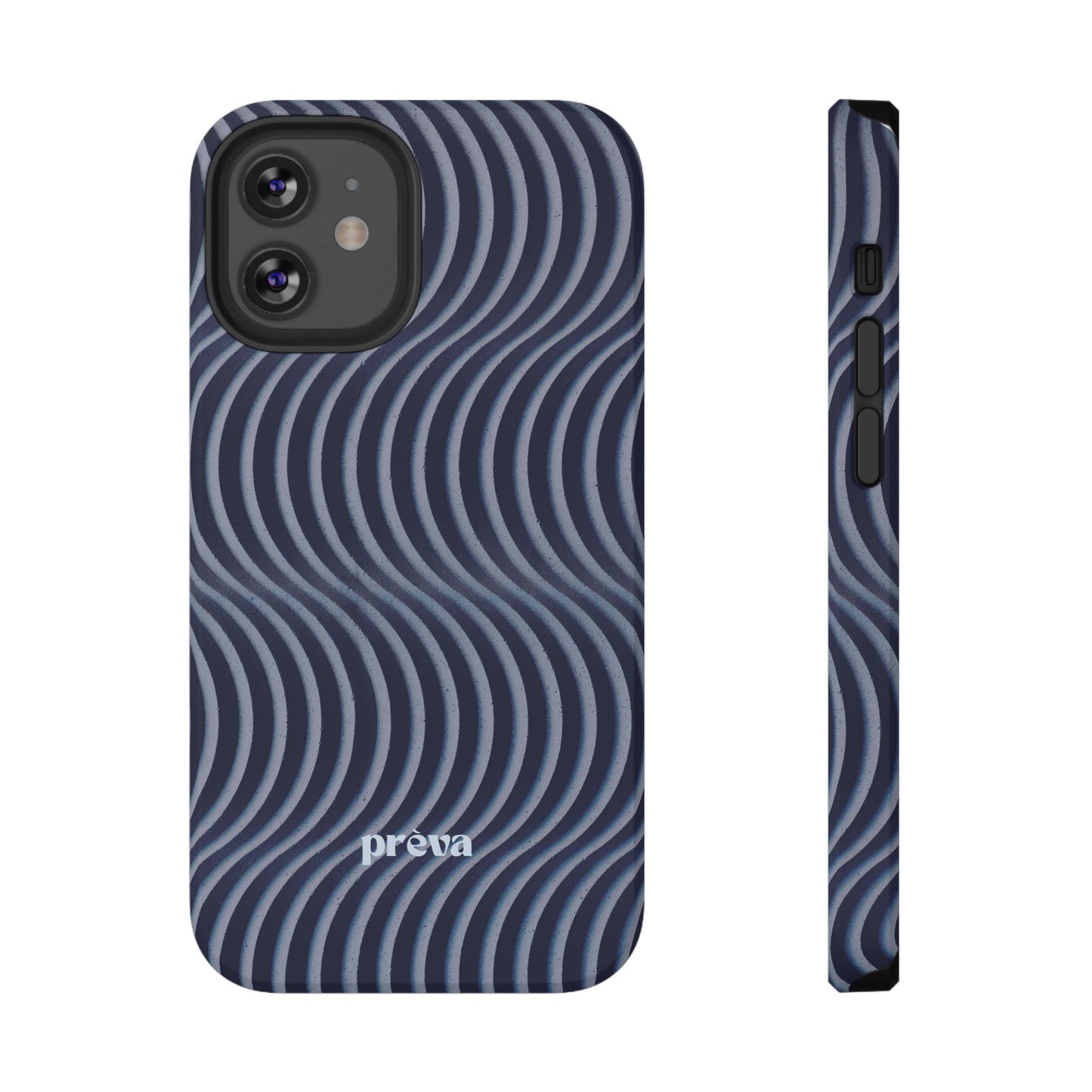 Wavy Navy Phone Case