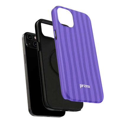 Dark Purple Stripes Phone Case