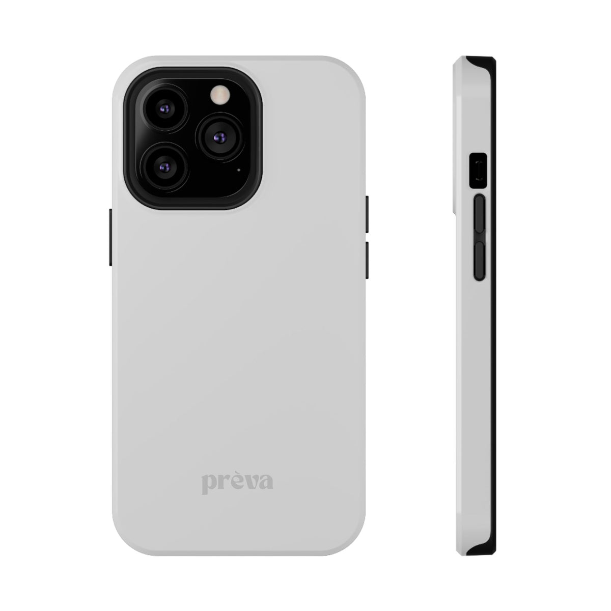 White & Grey Phone Case