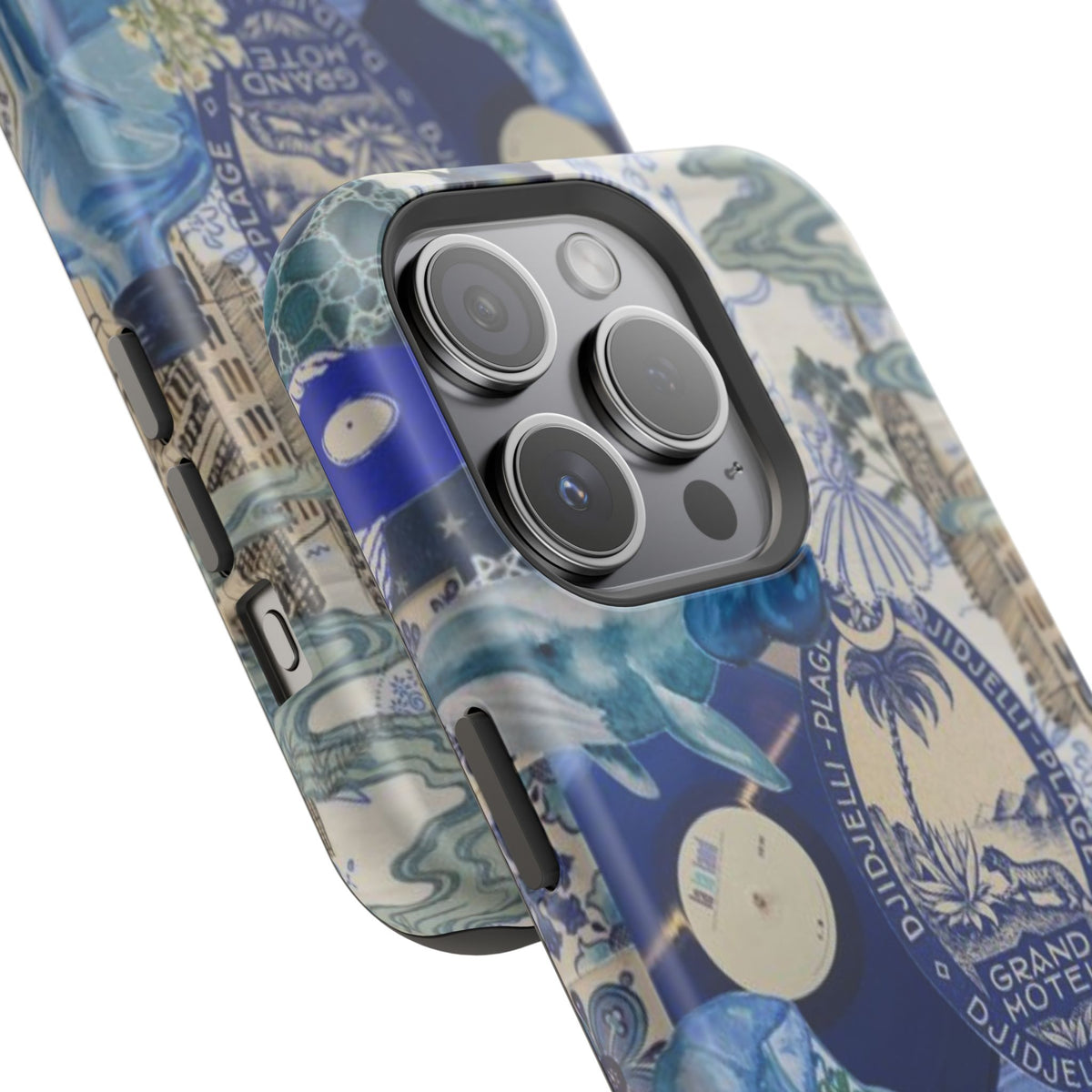 Blue Night Collage Phone Case