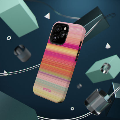 Pastel Stripe Rays Phone Case