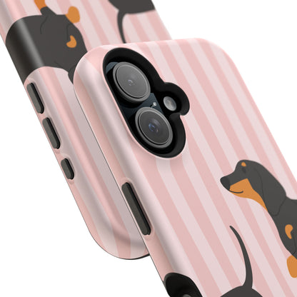 Dachshund Pink Stripes