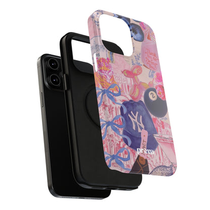 Retro 8 Ball Collage Phone Case