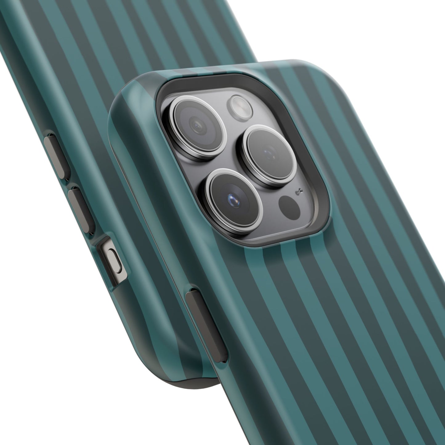 Dark Stripes Turquoise Phone Case