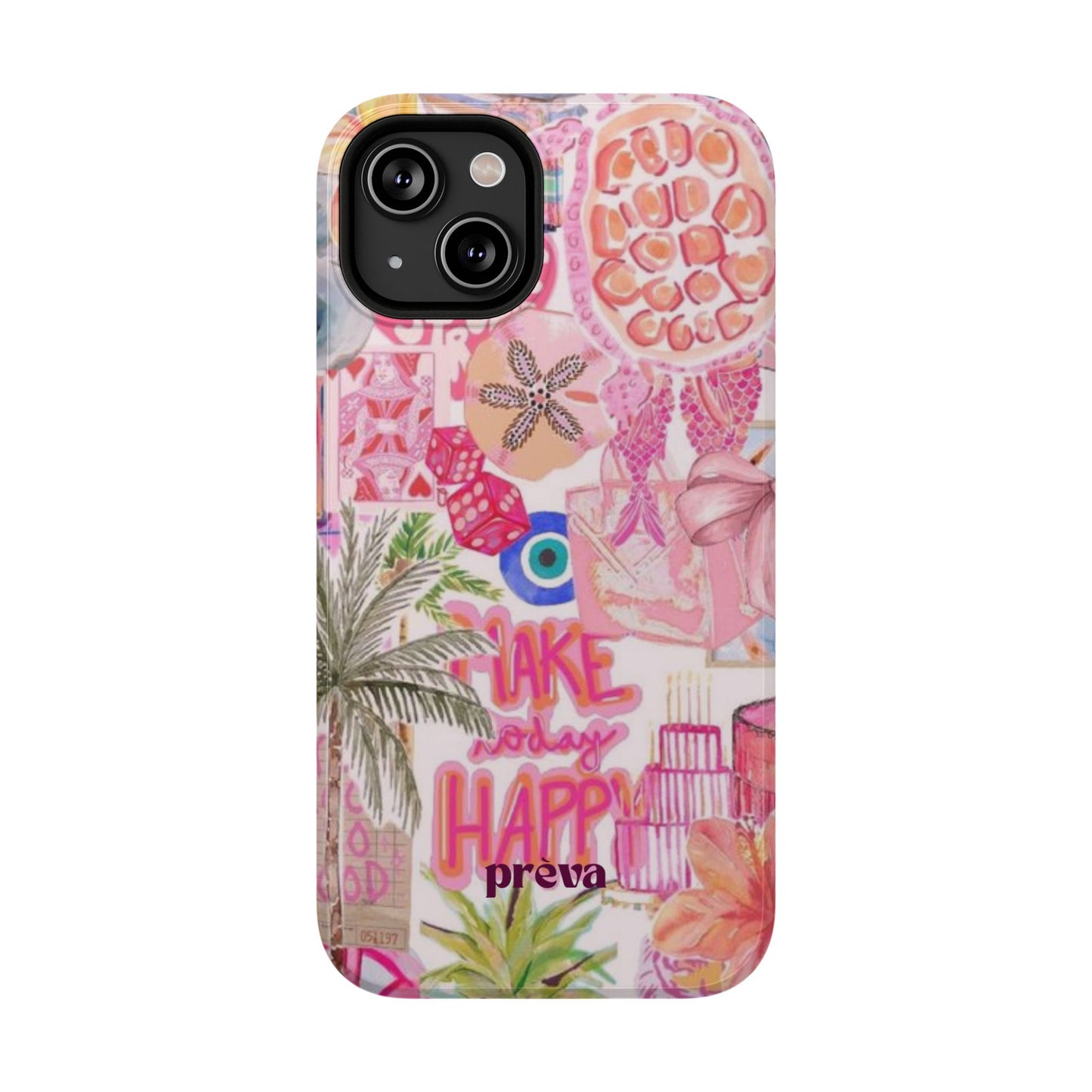 Pink Tropical Collage Phone Case