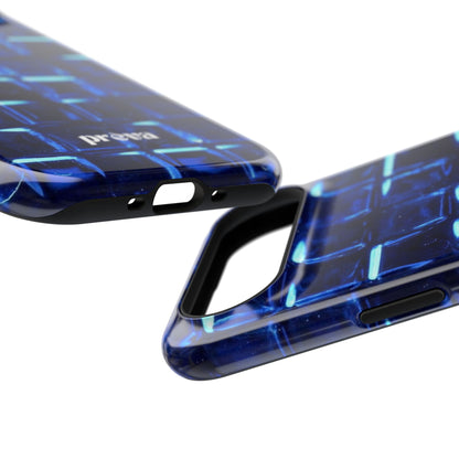 Blue Glass Tile Impact-Resistant Phone Case