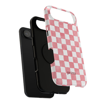 Pink Checkers Phone Case