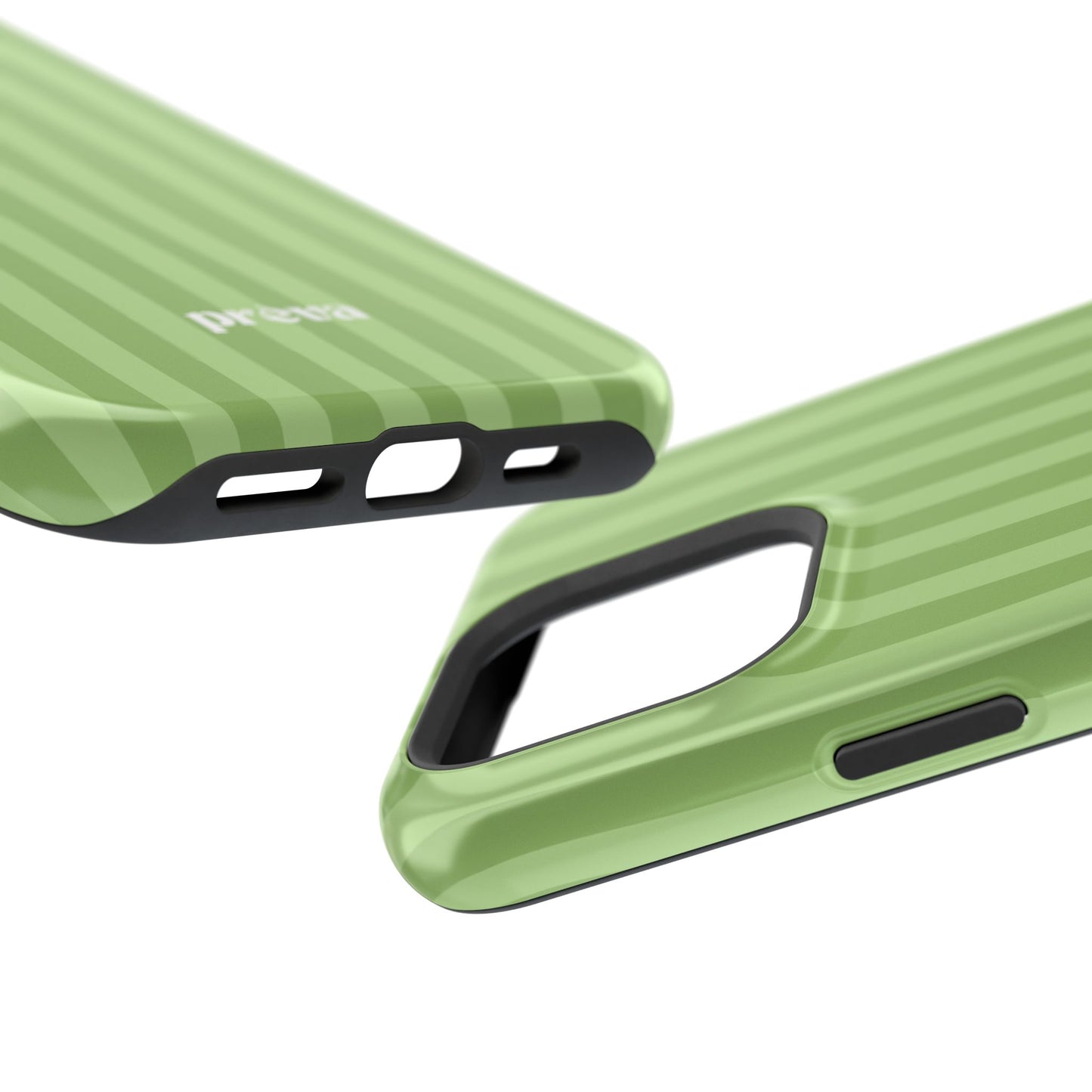 Light Green Stripes Phone Case