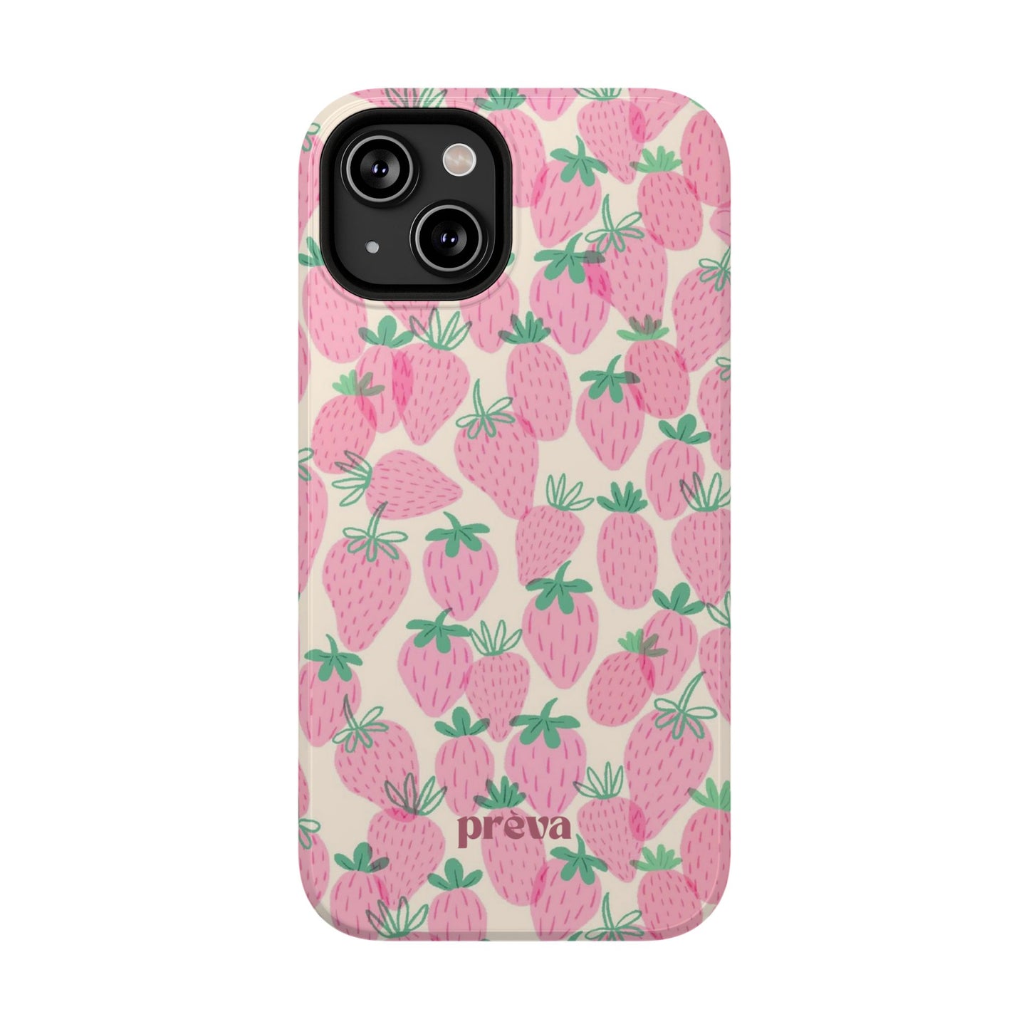 Pink Strawberry Phone Case