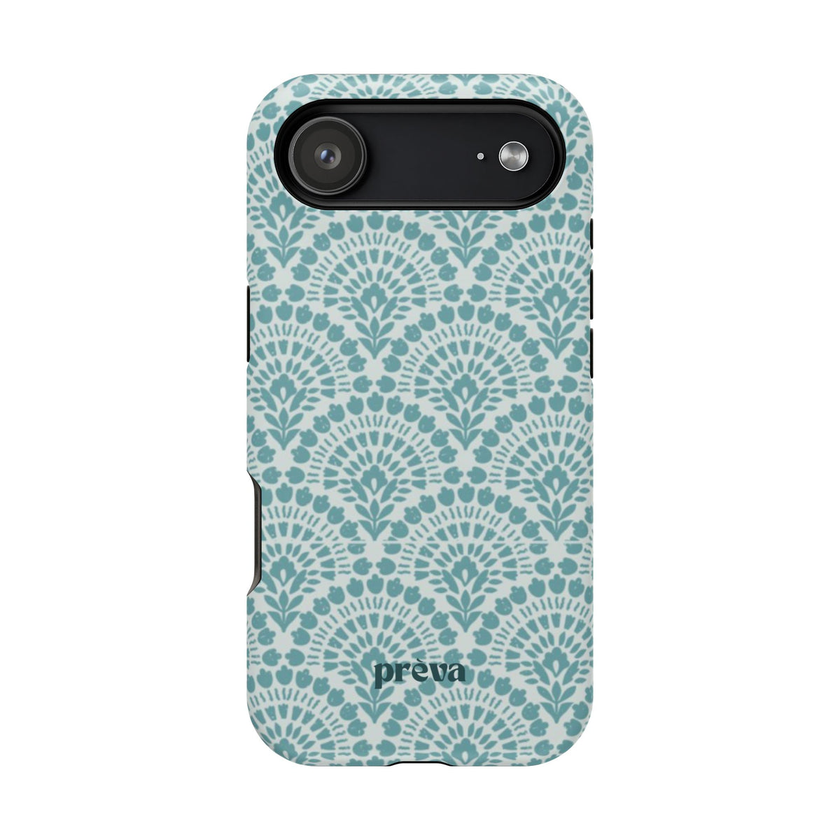 Aqua Lace Pattern Phone Case