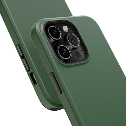 Impact-Resistant Phone Case — Forest Green Slim Armor