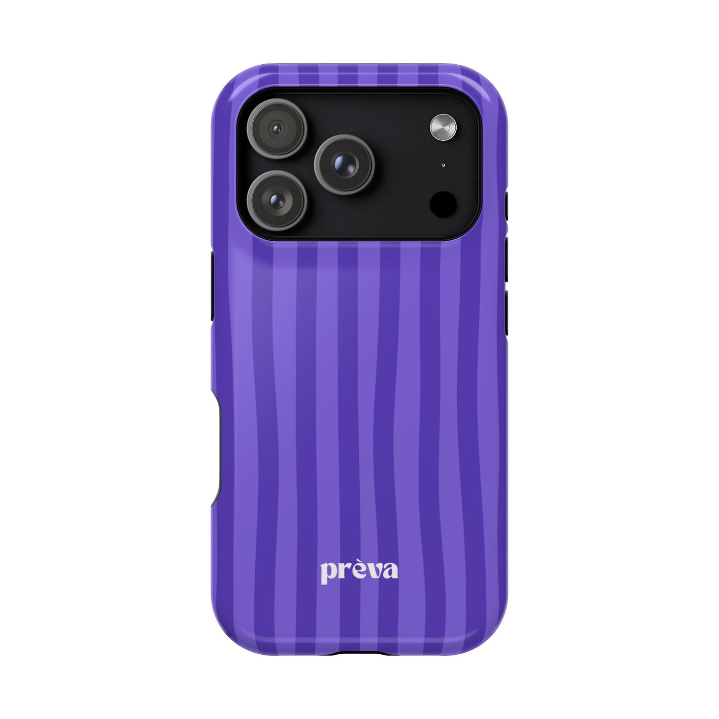 Dark Purple Stripes Phone Case