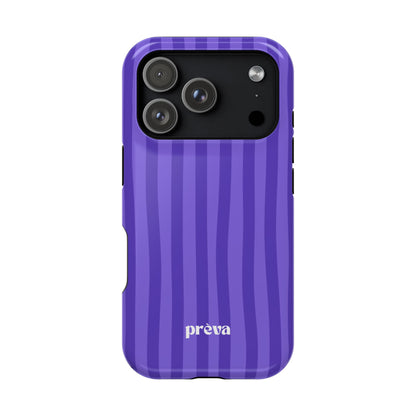 Dark Purple Stripes Phone Case