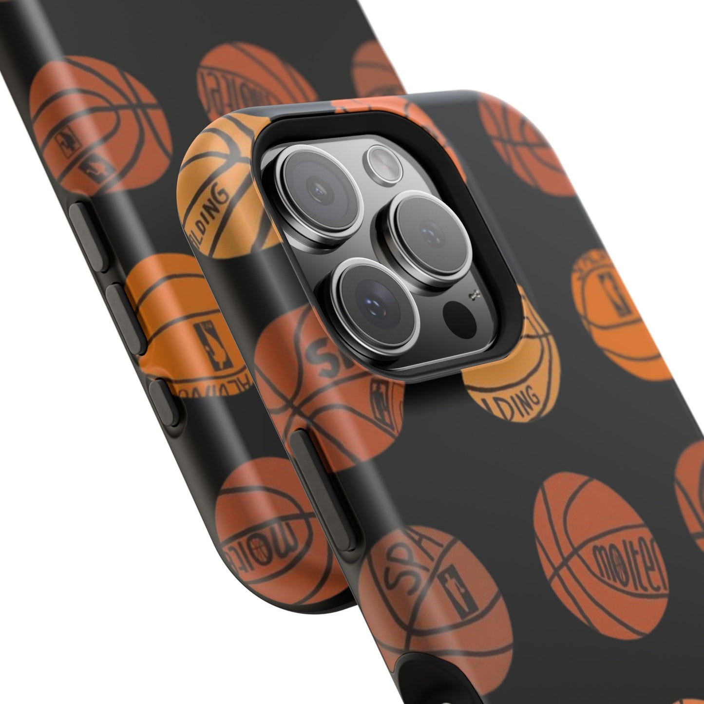 Black Basketball Phone Case