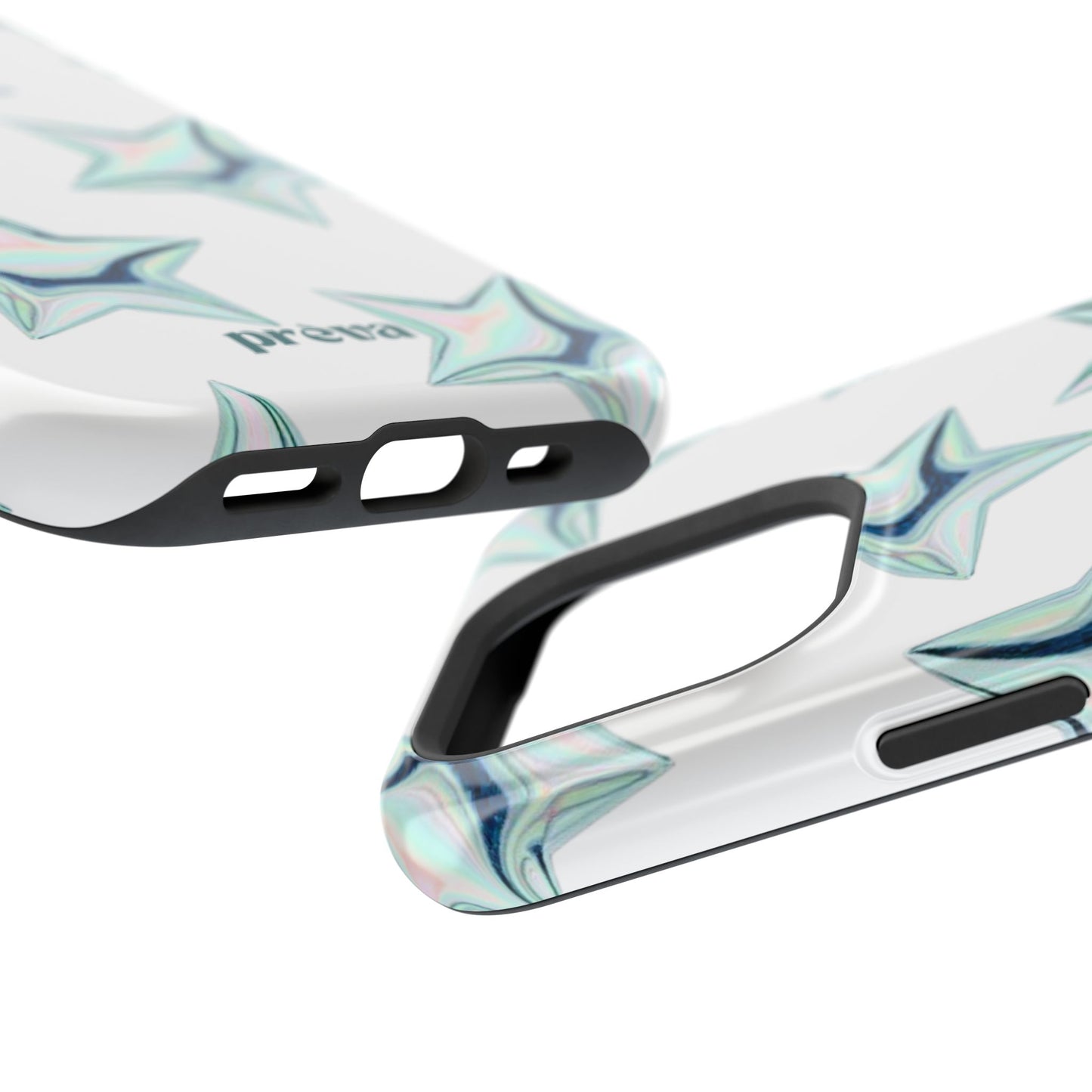 White Starburst Phone Case