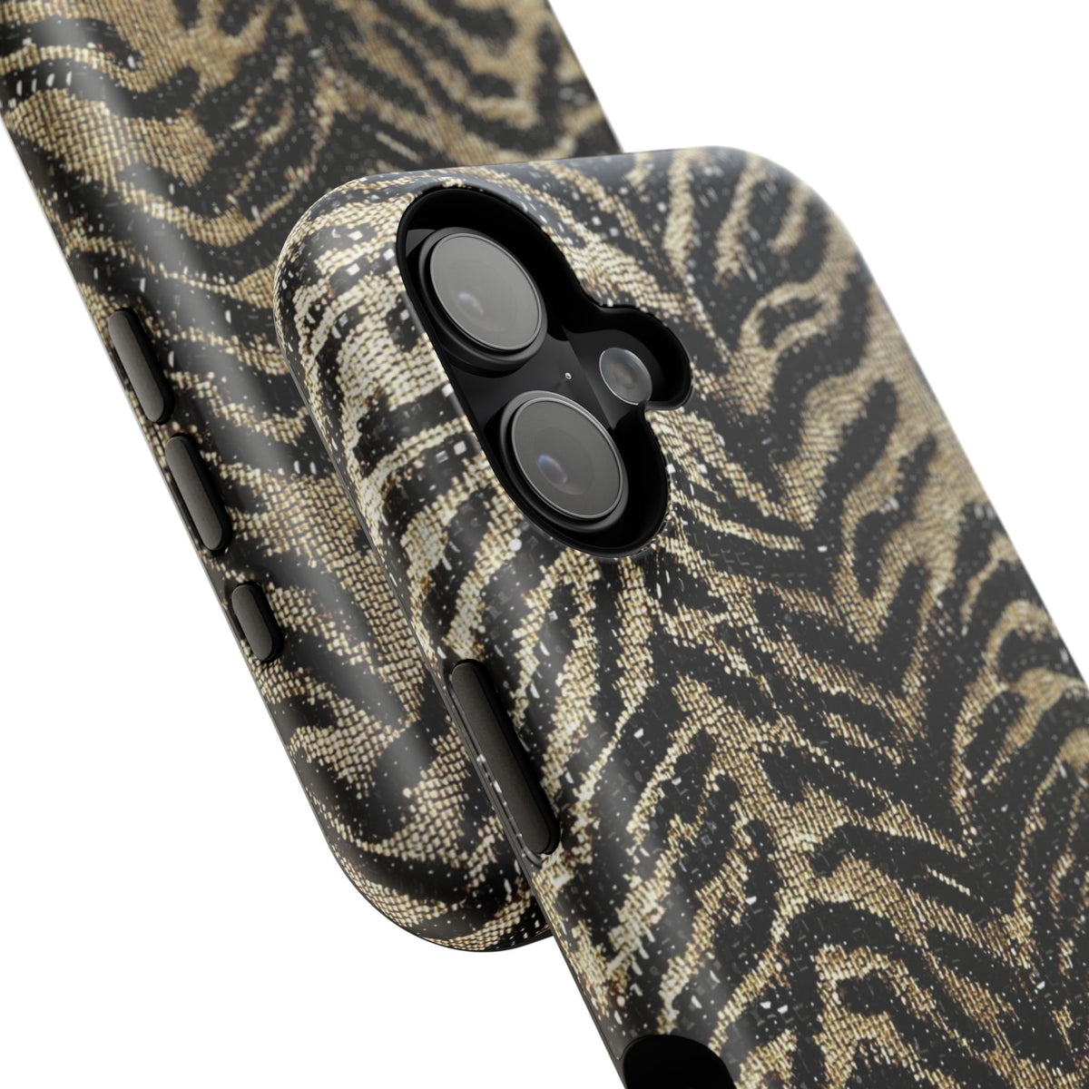 Phone Case — Impact‑Resistant Tiger Print Rug Texture