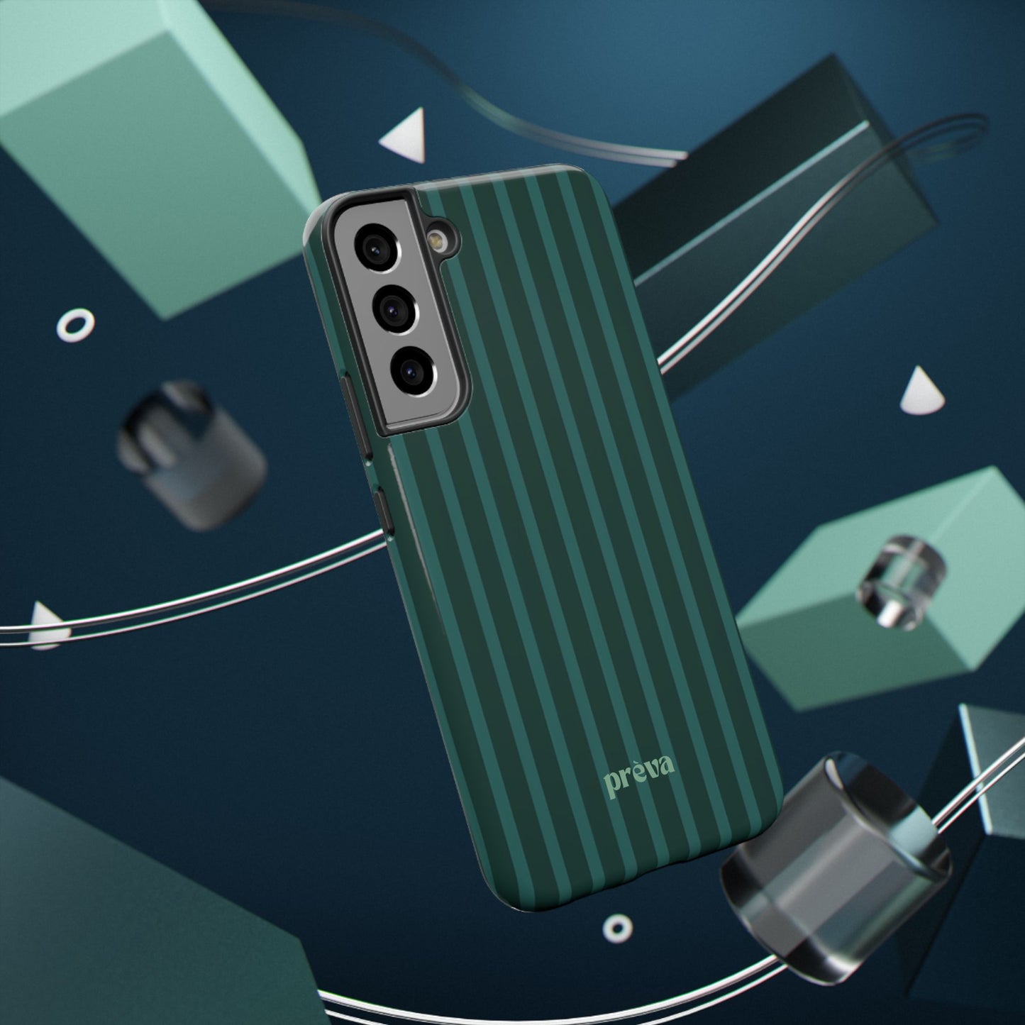 Striped Green Phone Case