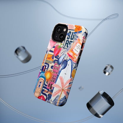 Tropical Beach Collage Phone Case