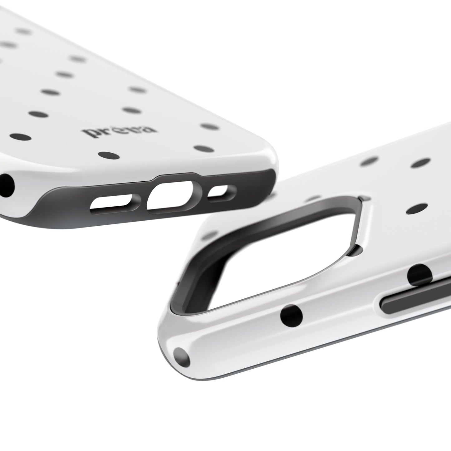 B&W polka dots Phone Case