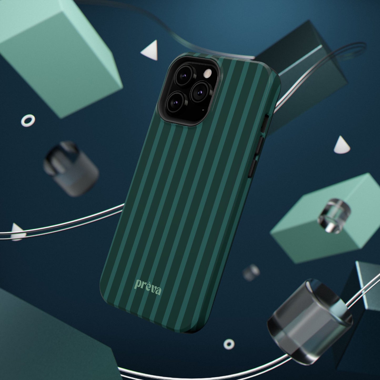 Striped Green Phone Case