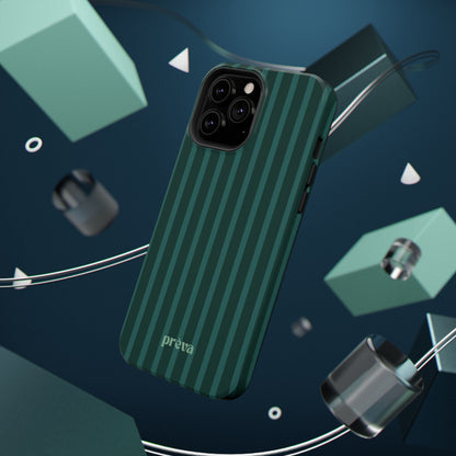 Striped Green Phone Case