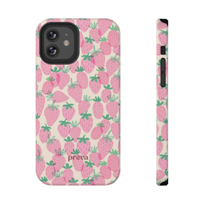 Pink Strawberry Phone Case