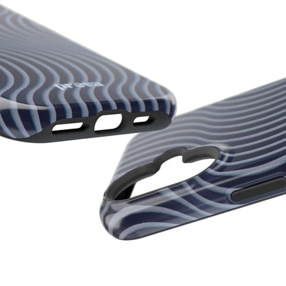 Wavy Navy Phone Case
