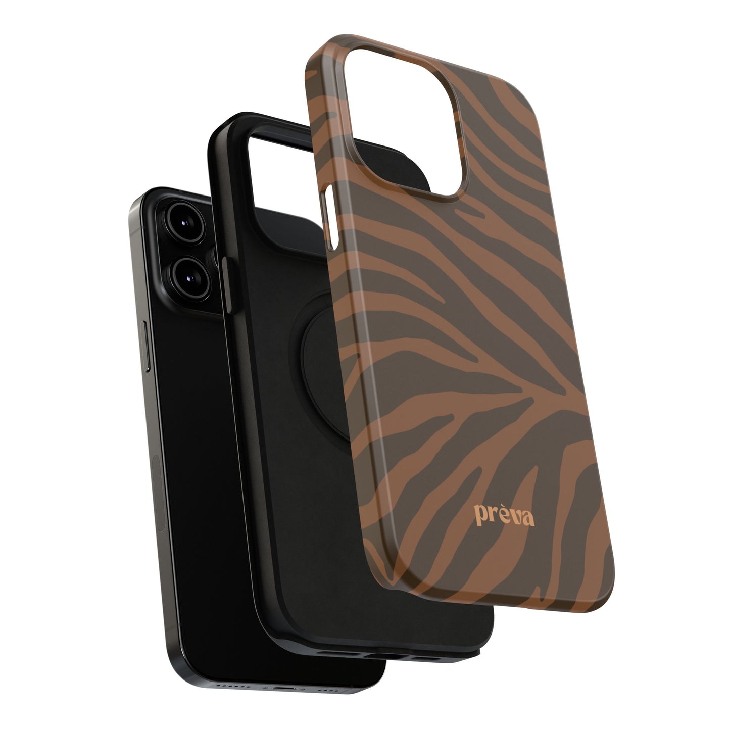 Brown Tiger Stripe Phone Case