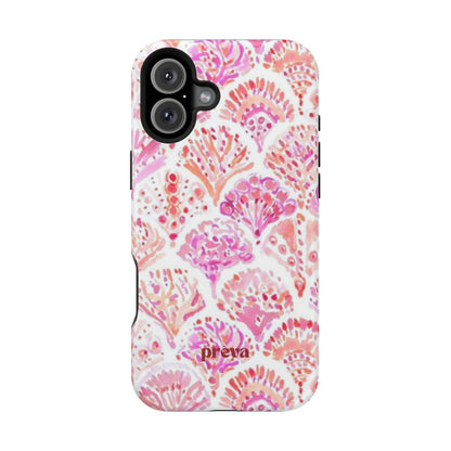 Pink Shell Watercolor Phone Case