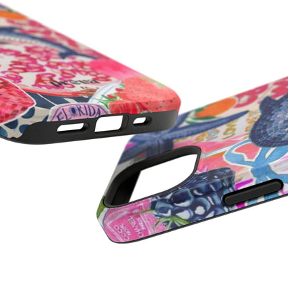 Dolphin Tropics Collage Phone Case