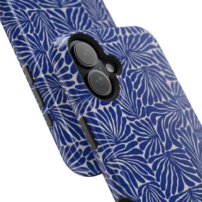 Blue Abstract Greek Phone Case