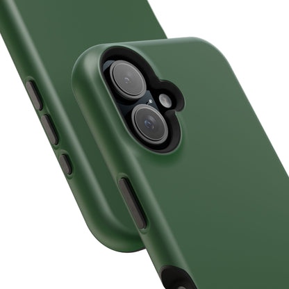 Impact-Resistant Phone Case — Forest Green Slim Armor