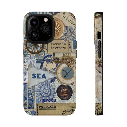 Neutral Travel Collage Phone Case