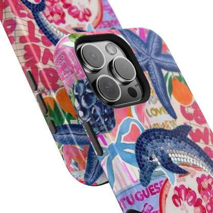 Dolphin Tropics Collage Phone Case