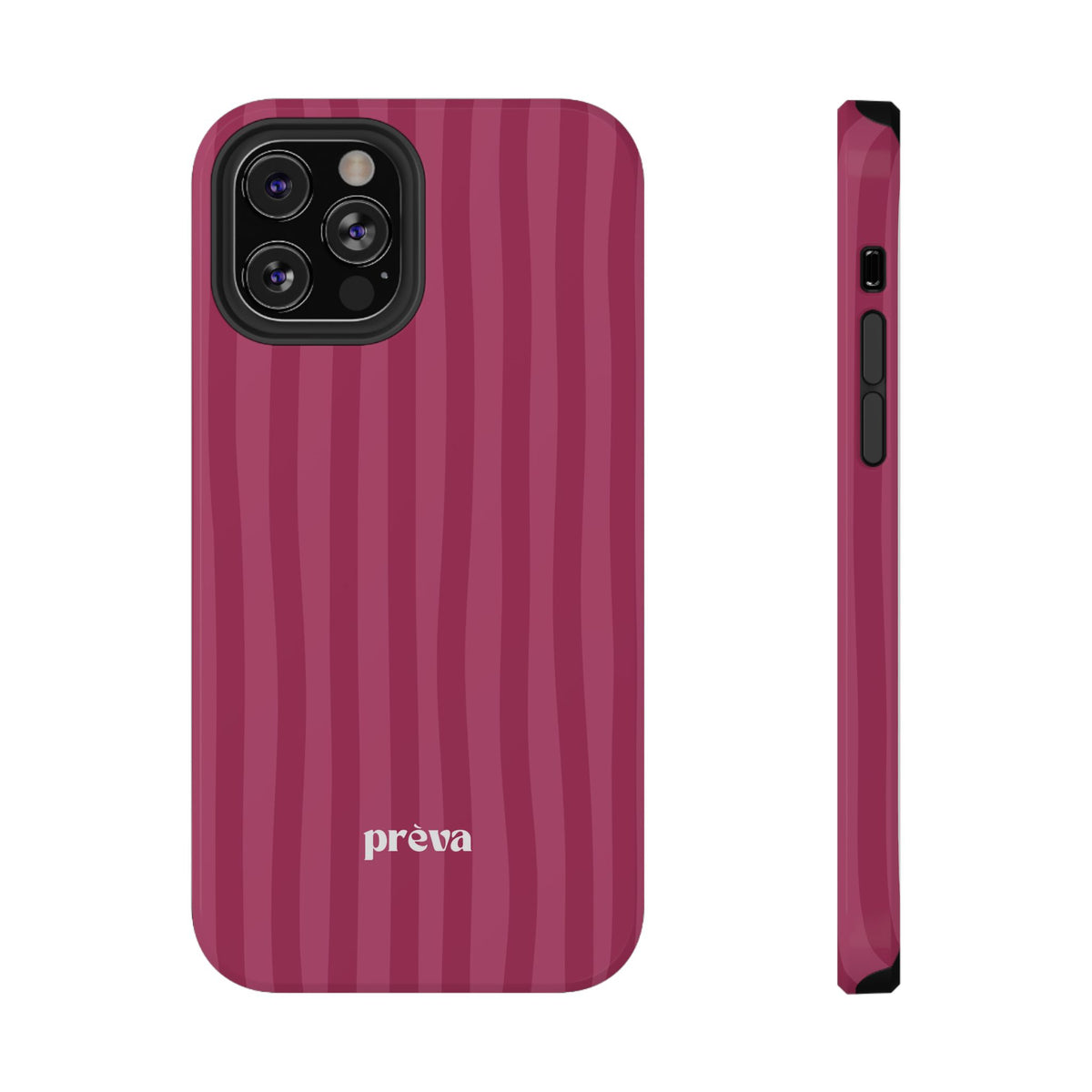 Magenta Stripes Phone Case